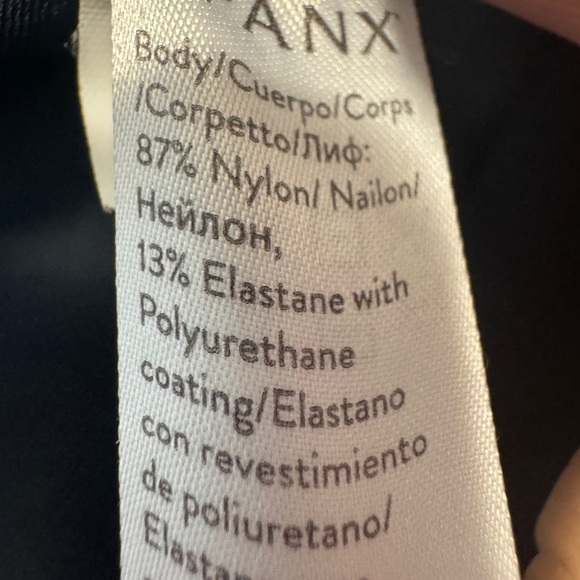 Spanx Faux Leather Camo Leggings Black - Picture 8 of 9